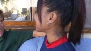 Asian Slut Is Spit Roasted By A Couple Of Cocks - porn video