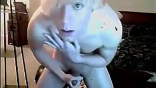 Gay video That is until he begins caressing his pecker through his - porn video