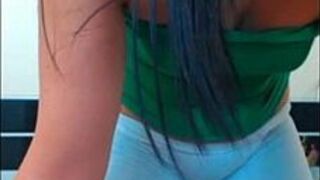 Cameltoe Toys and finger ass - porn video