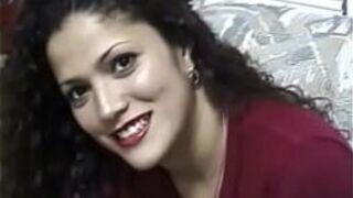 Latina babe sucking and fucking cock - porn video