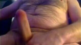 Horny Bear Masturbating - porn video