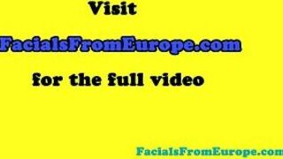 Facial goo euro lover giving brain - porn video
