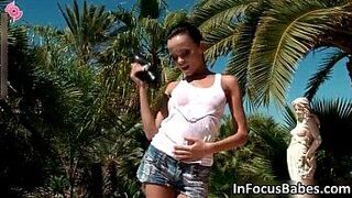 Sensual teen babe gets - porn video